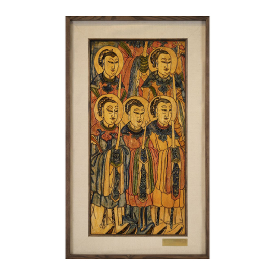 Lacquer Painting ( NGŨ VỊ TIÊN CÔ )