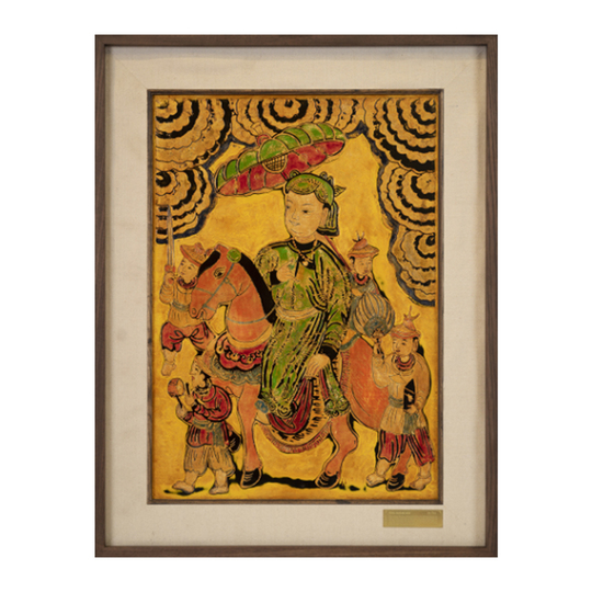 Lacquer Painting ( ÔNG HOÀNG BẢY )