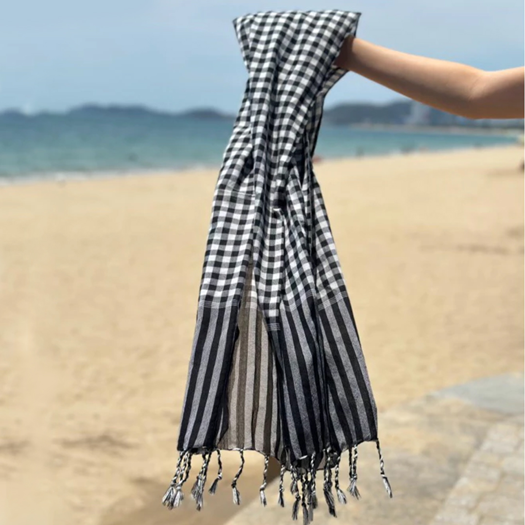 Mekong Delta Checkered Scarf